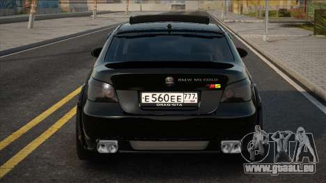 BMW M5 Gold [Black ver] pour GTA San Andreas