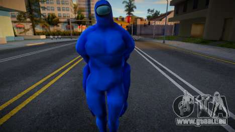 Among Us Imposter Musculosos Blu für GTA San Andreas