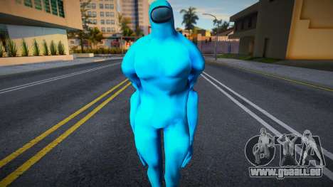 Among Us Imposter Musculosos Blue für GTA San Andreas