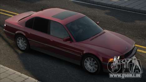 BMW 750I E38 1996 [Red] pour GTA San Andreas