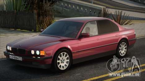 BMW 750I E38 1996 [Red] pour GTA San Andreas
