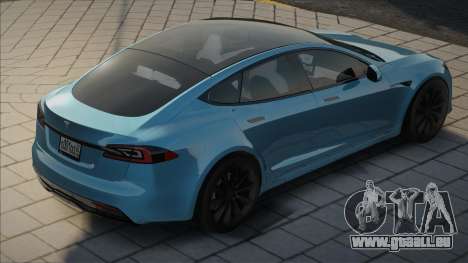 Tesla Model S Plaid Blue für GTA San Andreas