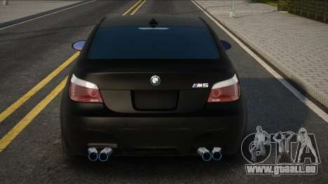 BMW M5 E60 Black White pour GTA San Andreas