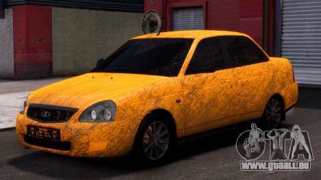 Lada Priora Yellow pour GTA 4