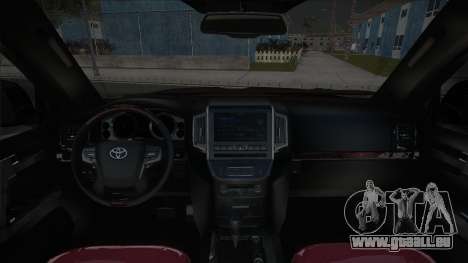 Toyota Land Cruiser 200 2017 Black für GTA San Andreas