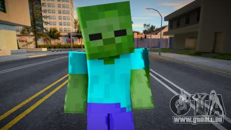 Minecraft Zombie pour GTA San Andreas