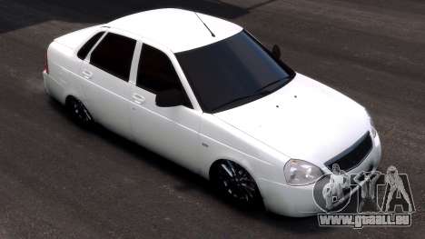 Lada Priora White Ver pour GTA 4