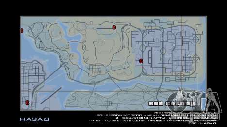 Transparente Karte für GTA San Andreas