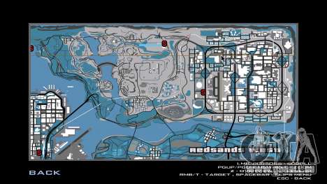 Blue State Map für GTA San Andreas