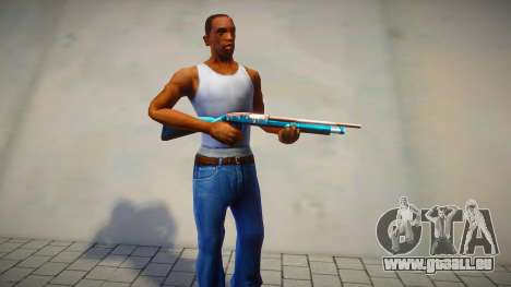 Blue Chromegun 1 pour GTA San Andreas