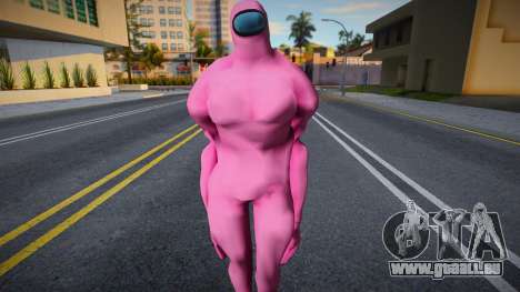 Among Us Imposter Musculosos Pink pour GTA San Andreas