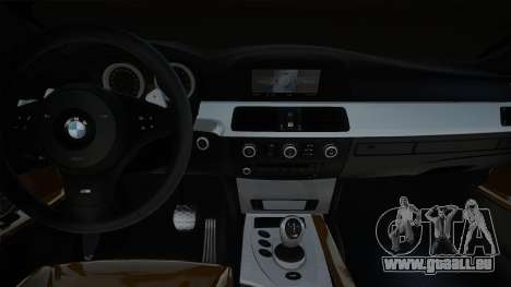 BMW M5 E60 Black White für GTA San Andreas