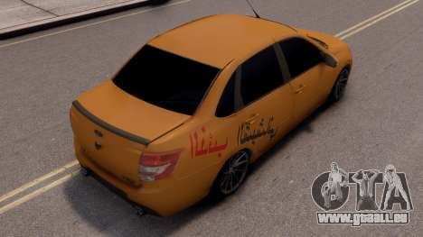 Lada Granta Sport Yellow pour GTA 4
