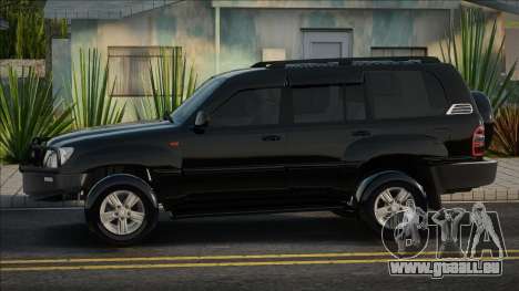 Toyota Land Cruiser 100 Black pour GTA San Andreas