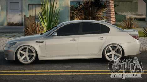 BMW M5 E60 Silver Edit pour GTA San Andreas