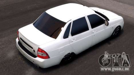 Lada Priora White Ver pour GTA 4