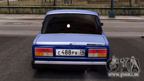 Vaz 2107 Blue pour GTA 4