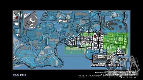 Blue State Map für GTA San Andreas