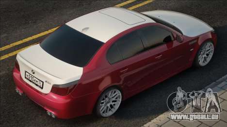 BMW M5 Rouge-Blanc pour GTA San Andreas