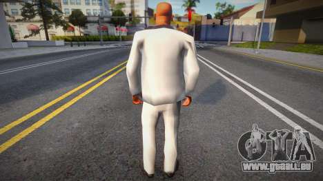 Two-Piece Suit (White-Black) für GTA San Andreas