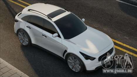 Infiniti QX70 White Edition für GTA San Andreas
