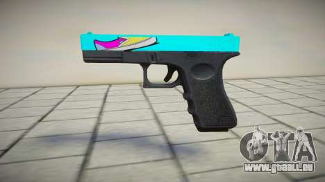 Desert Eagle Blue and Black pour GTA San Andreas