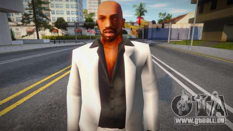Two-Piece Suit (White-Black) für GTA San Andreas