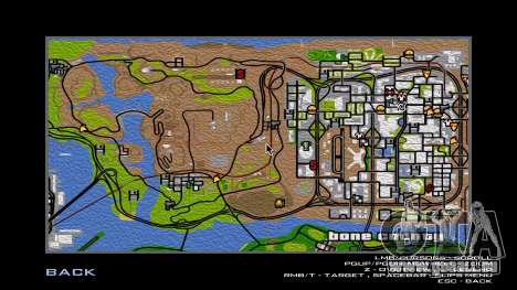 Carte dessinée pour GTA San Andreas