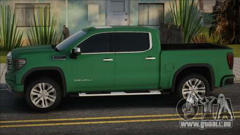GMC Sierra Denali 2023 Green pour GTA San Andreas
