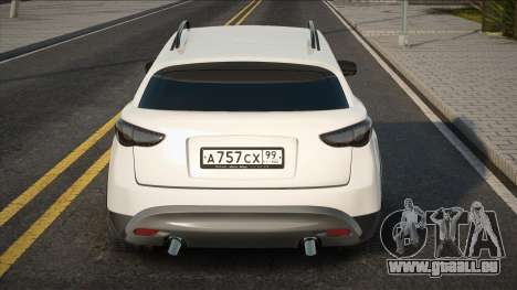 Infiniti QX70 White Edition für GTA San Andreas