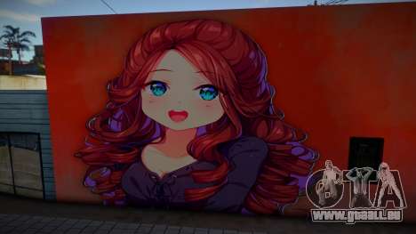 Anime Girl Wall Art pt. 5 pour GTA San Andreas