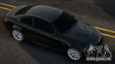 BMW M3 E92 [Black] pour GTA San Andreas