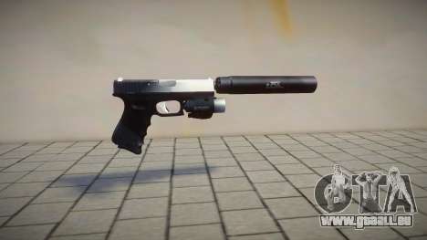 Glock-19 Silenced für GTA San Andreas