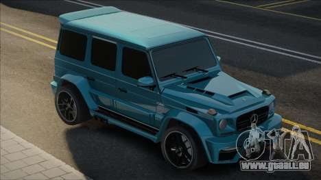 Mercedes-Benz G65 Onyx Blue Edit pour GTA San Andreas