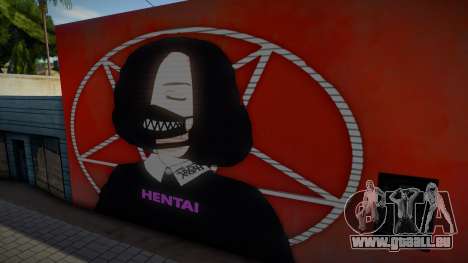 Anime Girl Wall Art Hentai pour GTA San Andreas