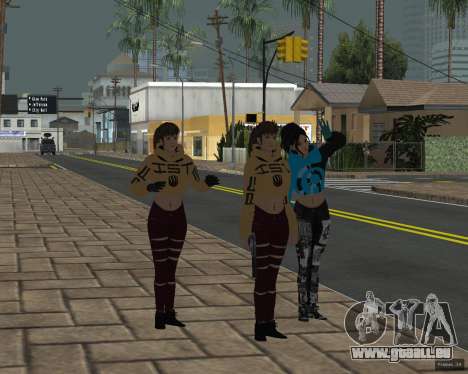 Hain der Gang-Mädchen für GTA San Andreas