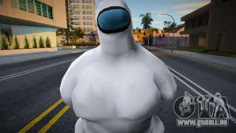 Among Us Imposter Musculosos White pour GTA San Andreas