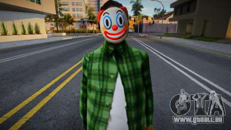 Fam2 Clown pour GTA San Andreas
