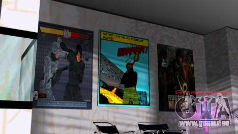 Poster mit RoboCop im Hotel für GTA Vice City
