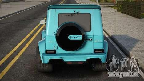 Mercedes-Benz G65 Onyx Blue Edit pour GTA San Andreas