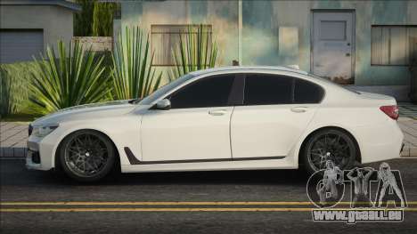 BMW 750I XDrive White für GTA San Andreas