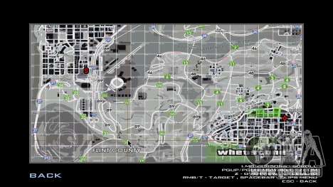 Carte avec les noms des rues et des places pour GTA San Andreas