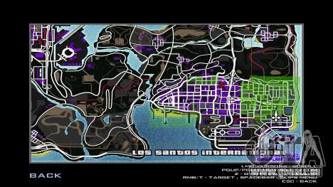 Negative Karte für GTA San Andreas