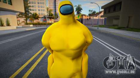 Among Us Imposter Musculosos Yellow pour GTA San Andreas