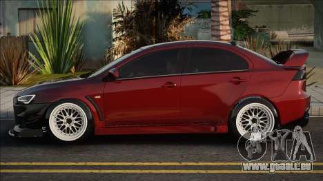 Mitsubishi Lancer Evolution X Red für GTA San Andreas