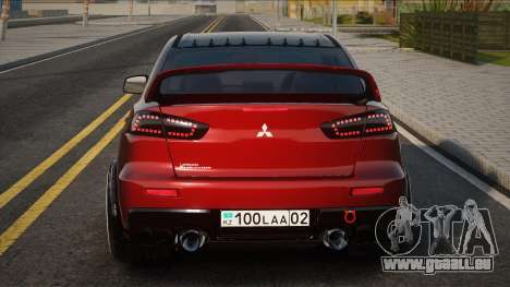 Mitsubishi Lancer Evolution X Red für GTA San Andreas