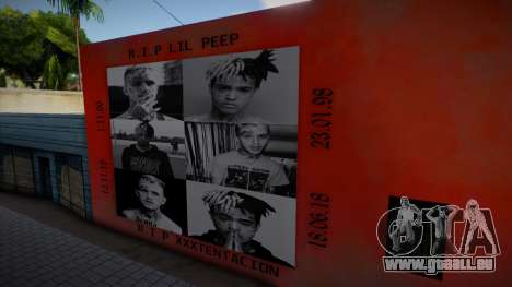 LIL PEEP & XXXTENTACION WALL ART für GTA San Andreas