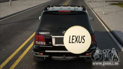 LEXUS LX470 2007 Blak pour GTA San Andreas