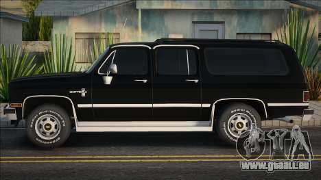 Chevrolet Suburban Scottsdale Black pour GTA San Andreas