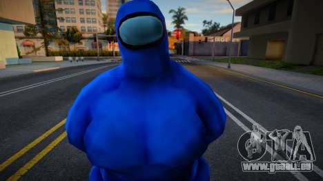 Among Us Imposter Musculosos Blu für GTA San Andreas